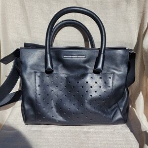 MARC by MARC JACOBS Black Leather Satchel